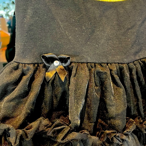 Batman Batgirl baby / toddler full ruffle skirt onesie for Halloween! - Picture 4 of 5